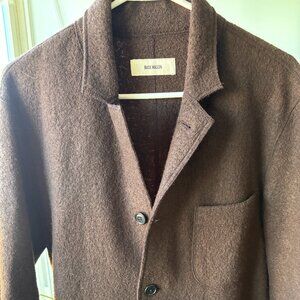 Men's Buck Mason Acajou Felted Wool Chore Jacket - Size Medium